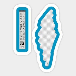 Graphic Designer (fake erase) Sticker